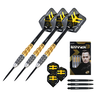 ONE80 ONE80 Gunner 3 Lourence Ilagan Black Gold 90% - Steeldarts