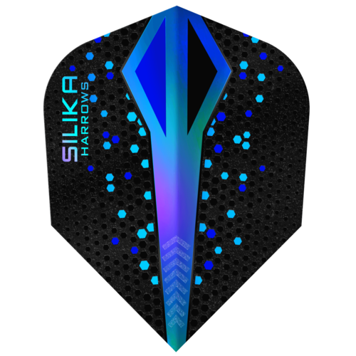 Harrows Harrows Silika Color Shift Blue NO6 Tough Crystalline Coated - Dart Flights