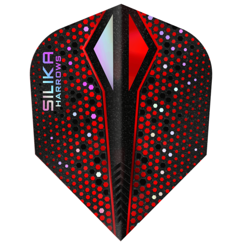 Harrows Harrows Silika X Color Shift Red NO6 Tough Crystalline Coated - Dart Flights