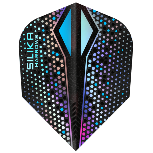 Harrows Harrows Silika X Color Shift Silver NO6 Tough Crystalline Coated - Dart Flights