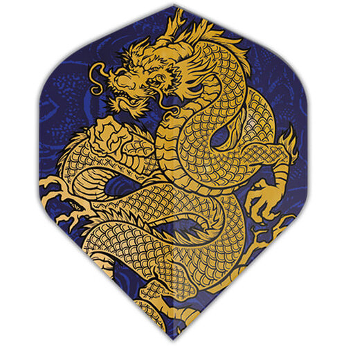 Dartshopper Dartshopper Dragon Blue NO2 - Dart Flights