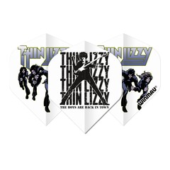 Winmau Thin Lizzy White