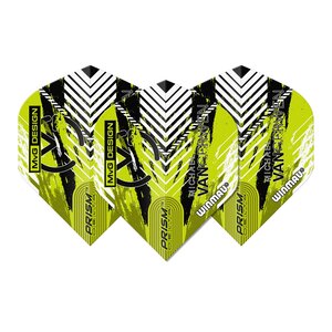 Winmau Prism Delta MVG Design Green/White - Dart Flights