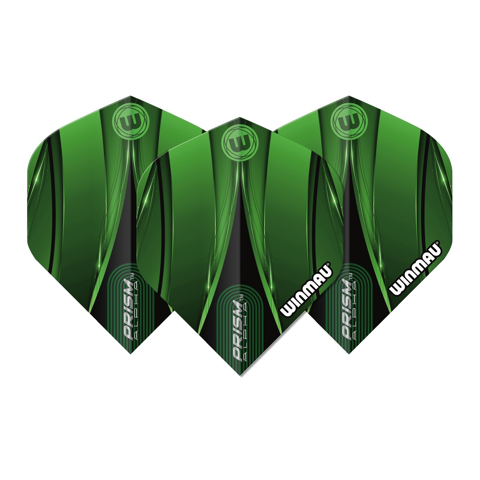 Winmau Prism Alpha Sniper Green Dart Flights