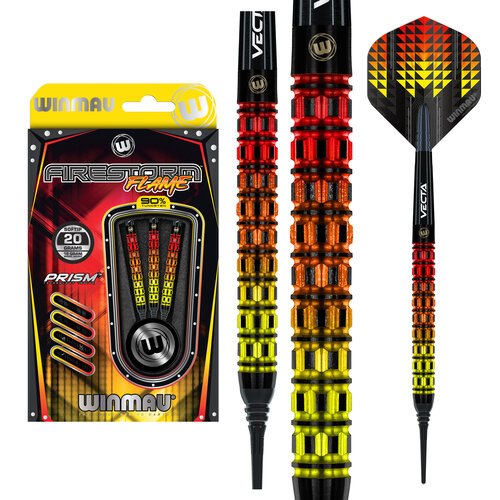 Winmau Winmau Firestorm Flame Straight 90% Softdarts