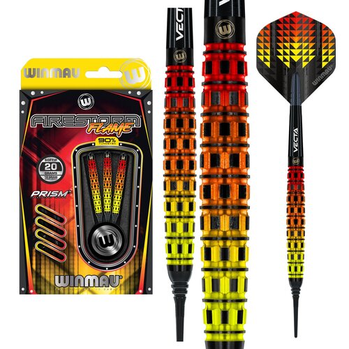 Winmau Winmau Firestorm Flame Torpedo 90% Softdarts