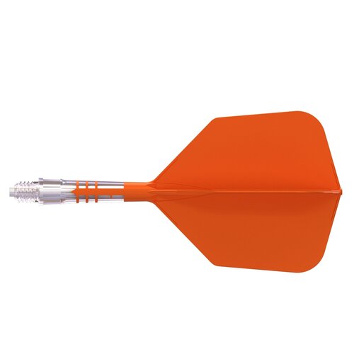 CUESOUL Cuesoul ROST T19 Integrated Dart Flights Big Wing Carbon Orange - Dart Flights