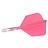 Cuesoul ROST T19 Integrated Dart Flights Big Wing Carbon Pink - Dart Flights