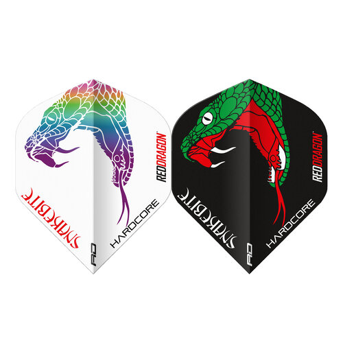 Red Dragon Red Dragon Peter Wright Yin Yang Black White - Dart Flights