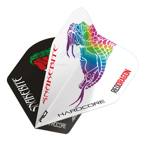 Red Dragon Red Dragon Peter Wright Yin Yang Black White - Dart Flights