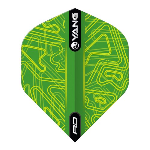 Red Dragon Red Dragon Yin Yang Green Black - Dart Flights