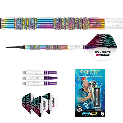 Red Dragon Red Dragon Peter Wright Diamond Fusion Spectron 90% Softdarts