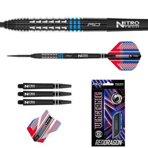 Red Dragon Red Dragon Vengeance Blue 90% - Steeldarts