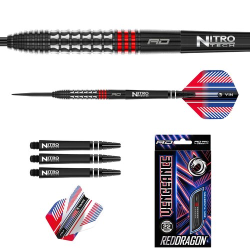 Red Dragon Red Dragon Vengeance Red 90% - Steeldarts