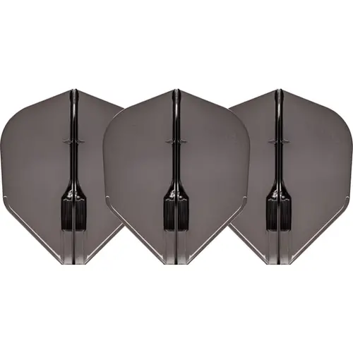 L-Style L-Style Fantom EZ L3 Shape Clear Black - Dart Flights