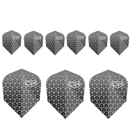 DW Original DW Avenger 02 Black 3 Set NO6 - Dart Flights