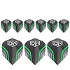 DW Original DW Avenger 01 Green 3 Set NO6 - Dart Flights