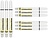 DW Clinch 3 Sets White - Dart Shafts