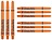 DW Clinch 3 Sets Orange - Dart Shafts