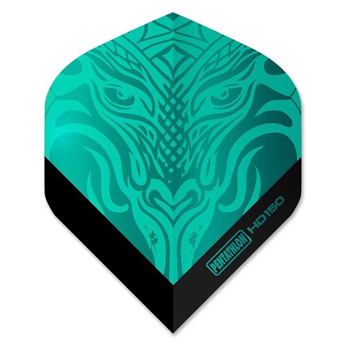 Pentathlon Pentathlon HD150 Metallic Dragon Aqua - Dart Flights