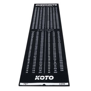 KOTO Carpet Checkout 237x60cm Dartmatte
