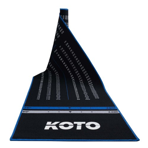 KOTO KOTO Carpet Check Out Blau 285 x 80 cm Dartmatte