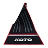 KOTO KOTO Carpet Check Out Rot 285 x 80 cm Dartmatte