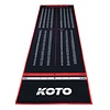 KOTO KOTO Carpet Check Out Rot 285 x 80 cm Dartmatte