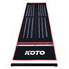 KOTO KOTO Carpet Checkout Rot 285 x 80cm + oche Dartmatte