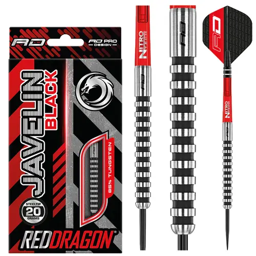 Red Dragon Red Dragon Javelin Black 85% - Steeldarts