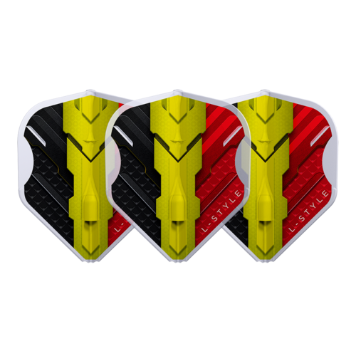 L-Style L-Style EZ L1 V-Series Belgium Clear White V1 - Dart Flights