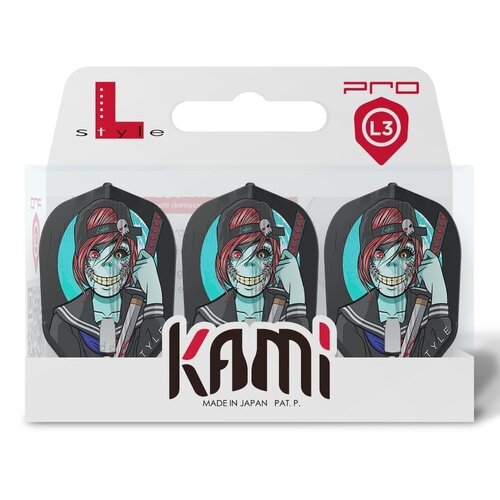 L-Style L-Style L3 Kami Ludo le Mat Black V1 - Dart Flights