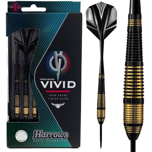 Harrows Harrows Vivid Black Brass - Steeldarts