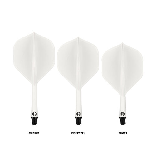 Shot Shot Flight Deck System White NO2 - Dart Flights