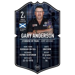 Ultimate Darts Card Gary Anderson