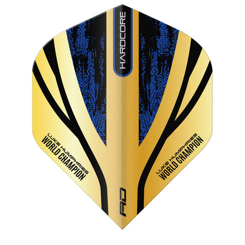 Red Dragon Red Dragon Luke Humphries Gold Hardcore Premium Standard - Dart Flights