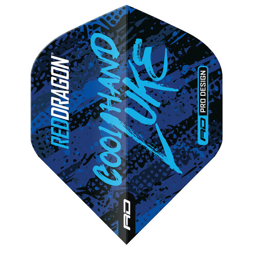 Red Dragon Red Dragon Luke Humphries World Champion Blue & White Yin Yang - Dart Flights