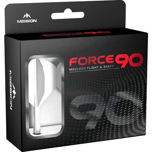 Mission Mission Force 90 White NO2 - Dart Flights