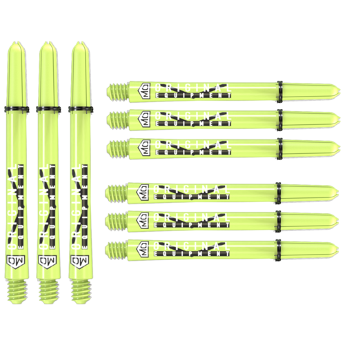 DW Original DW Clinch 3 Sets Lime - Dart Shafts