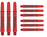 Target Pro Grip Tag 3 Set Red Black - Dart Shafts
