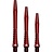 Mission Atom13 Anodised Metal Gripped Red - Dart Shafts