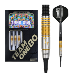 ONE80 Tung Suk Black Gold 90% Softdarts