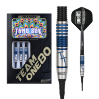 ONE80 Tung Suk Black Blue 90% Softdarts