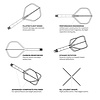 Shot Shot Flight Deck System Red NO2 - Dart Flights