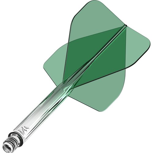 Mission Mission Force 90 Gradient Transparent Green NO2 - Dart Flights