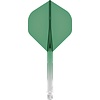 Mission Mission Force 90 Gradient Transparent Green NO2 - Dart Flights