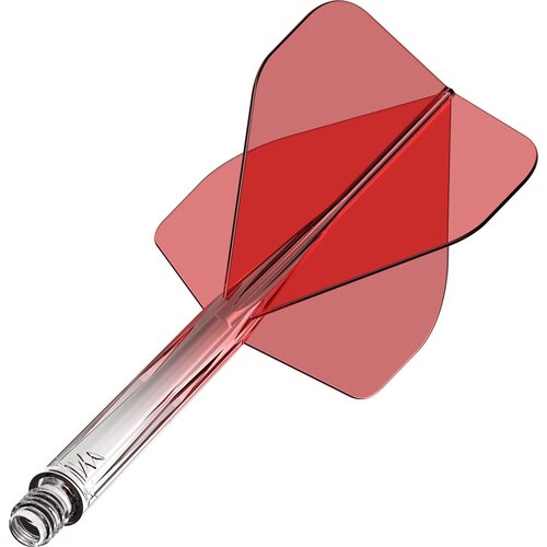 Mission Mission Force 90 Gradient Transparent Red NO2 - Dart Flights