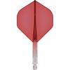 Mission Mission Force 90 Gradient Transparent Red NO2 - Dart Flights