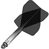 Mission Mission Force 90 Gradient Transparent Black NO2 - Dart Flights