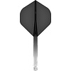 Mission Mission Force 90 Gradient Transparent Black NO2 - Dart Flights